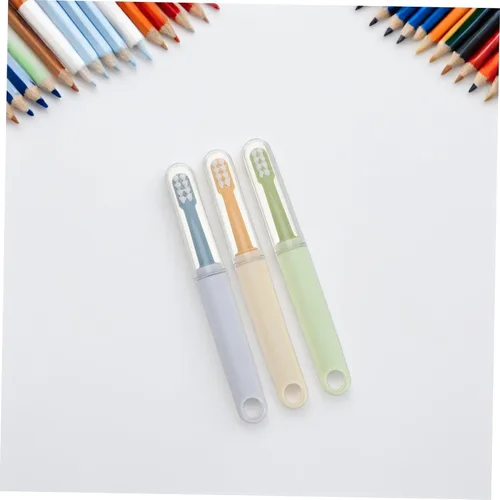 Vista 6 de Toyvian 3pcs PET Toothbrush Kit Double Headed for Dogs and Cats