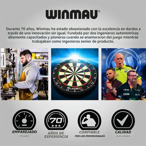 Vista 8 de WINMAU Diamond Plus Dartboard