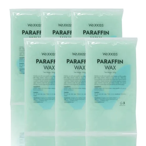 Vista 6 de 6 paquetes de repuestos de cera de parafina de aroma de lavanda, cera de parafina para manos y pies, hidratante para manos y pies, 6 unidades GK1