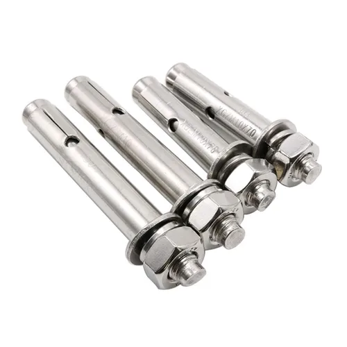 Vista 7 de 5 piezas de pernos de expansión de acero inoxidable 304 M6 x 1.969 in 304, tornillo de expansión hexagonal externo, anclaje de manguera, cubierta