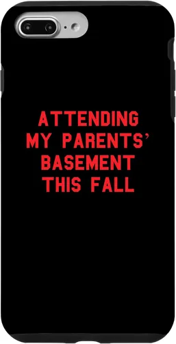 Vista 12 de iPhone 12 mini Attending My Parents’ Basement Fall Gamer Funny Fan Red Case