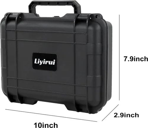 Vista 4 de OSMO - Funda rígida de bolsillo 3, almacenamiento portátil multifuncional para DJI Pocket 3 Creator Combo accesorios de cámara, impermeable, negro
