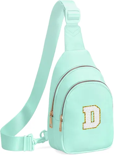 Vista 26 de Regalos de cumpleaños Viverte para niñas de 7, 8, 9, 10, 11, 12, 13 años, pequeño bolso cruzado de hombro con inicial, bolso cruzado de hombro