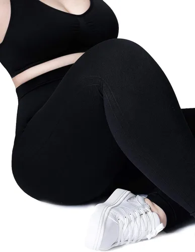 Vista 8 de Shapermint - Leggings moldeadores de compresión media de cintura alta para mujer