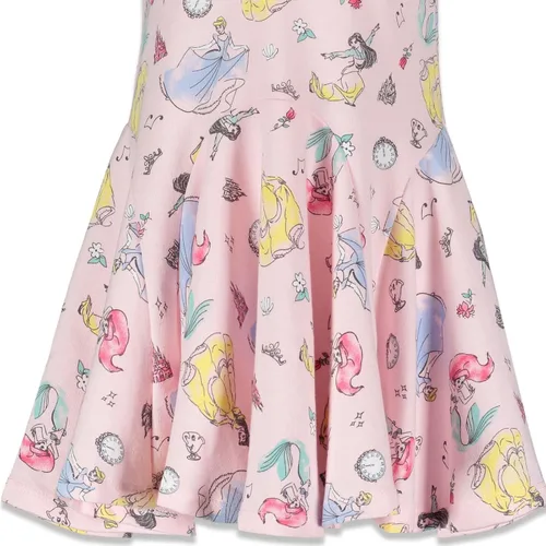 Vista 4 de Disney Princess Frozen Ariel Cinderella Aurora Belle Christmas Girls Dress Toddler to Little Kid