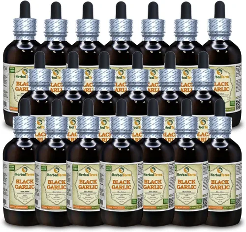 Vista 12 de Herbal Terra LLC Extracto líquido de bulbo seco de ajo negro (Allium Sativum), certificado orgánico, 2 onzas