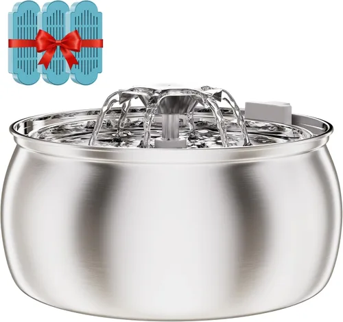 Vista 6 de Tomxcute Filtros de fuente de agua para gatos, paquete de 6 filtros de repuesto y 2 esponjas para fuente tomxcute de 3.2L/108 onzas y 4L/135 onzas