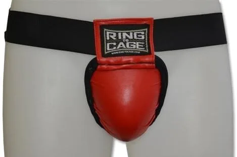 Vista 2 de Ring to Cage Muay Thai GelTechSupporter con copa de acero para hombre