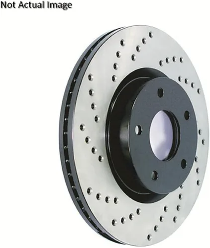 Vista 2 de 2 rotores de freno delantero para automóvil para Nissan 720 1985 1986, compatible con Nissan Frontier 1998-2002, compatible con Nissan NP300