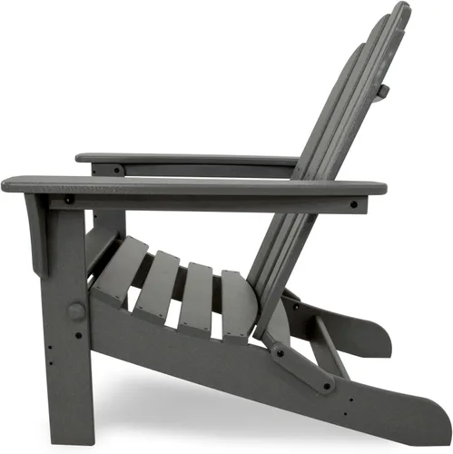 Vista 3 de Trex Outdoor Furniture silla plegable modelo Cape Cod Adirondack, piedra ( Stepping Stone)