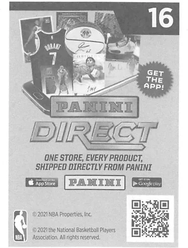 Vista 2 de 2020-21 Panini Stickers #16 Damion Lee/Rockets at Warriors/Left Official NBA Basketball Album Sticker Measuring 2.75 inch tall X 2 inches wide in