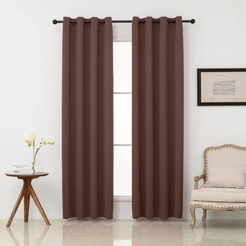 Vista 68 de Pickluc - Paneles de cortinas opacas con ojales, cortinas para bloquear la luz para el dormitorio, aisladas térmicamente, reducción de ruido
