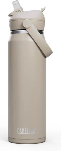 Vista 36 de CamelBak - Thrive - Botella de agua con tapa y pajilla, 20 onzas - Aislante de acero inoxidable, color negro