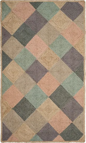 Vista 8 de SAFAVIEH Natural Fiber Collection NF872A - Alfombra de pasillo de 2 pies 6 pulgadas x 8 pies, natural y multicolor, hecha a mano, ideal para zonas