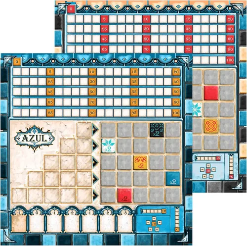 Vista 3 de Next Move Games - Juego de mesa de cristal azul y azul, juego base y expansión, juego de estrategia de colocación de azulejos para adultos y niños