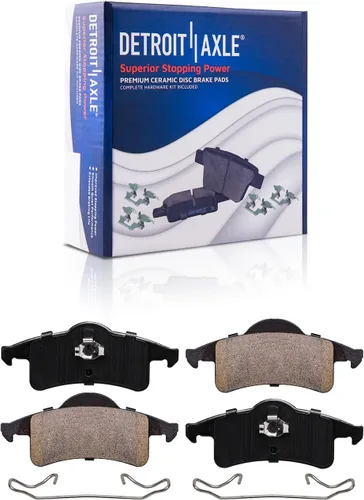 Vista 56 de Detroit Axle - Pastillas de freno para Avalanche Express Suburban Savana Yukon XL 1500 Chevy Tahoe GMC Cadillac Escalade, Pastillas de freno