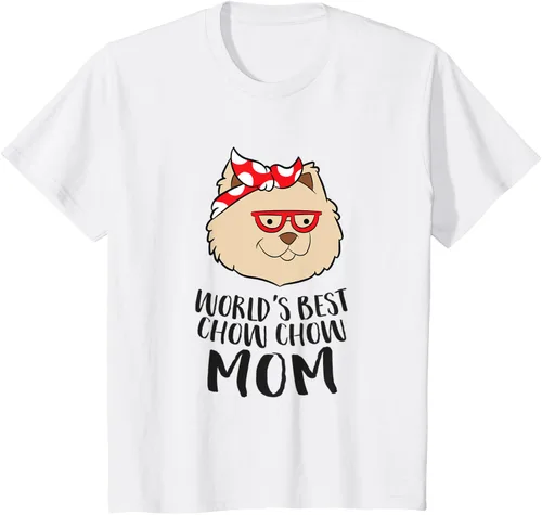 Vista 6 de World's Best Chow Chow mamá lindo Chow Chow perro mamá camiseta Blanco