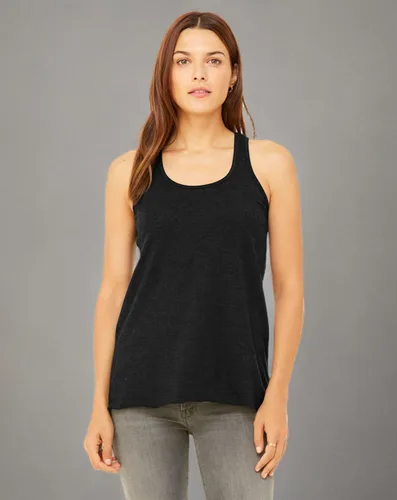 Vista 2 de Bella - Camiseta de tirantes para mujer, con espalda cruzada y holgada, B8800, L