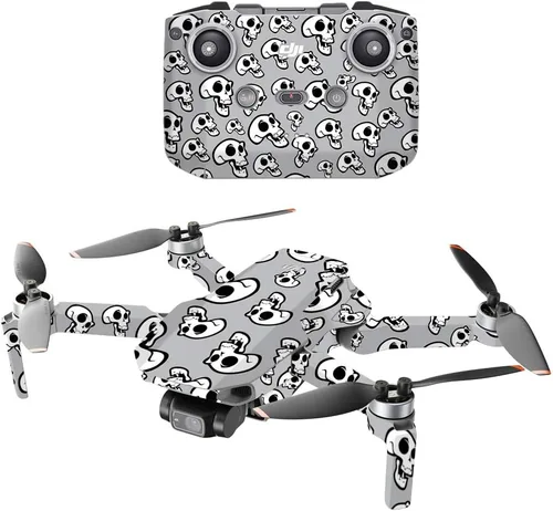 Vista 7 de MightySkins - Compatible con DJI Mini 2 Dron portátil - 90s Fun Funda protectora de vinilo duradera y única Fácil de aplicar, quitar y cambiar