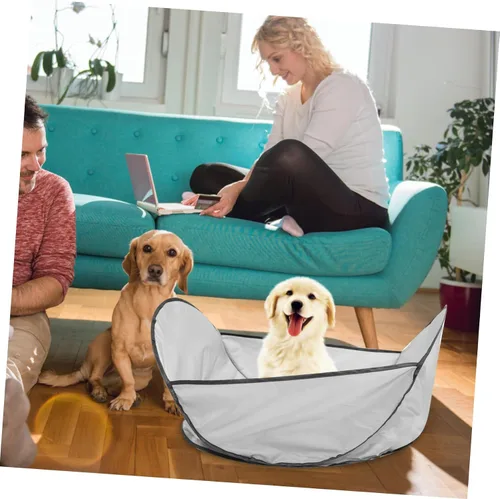 Vista 9 de Mipcase Depilación de mascotas Babero de afeitar Accesorio de corte de pelo de perro de gran capacidad Aseo Smock