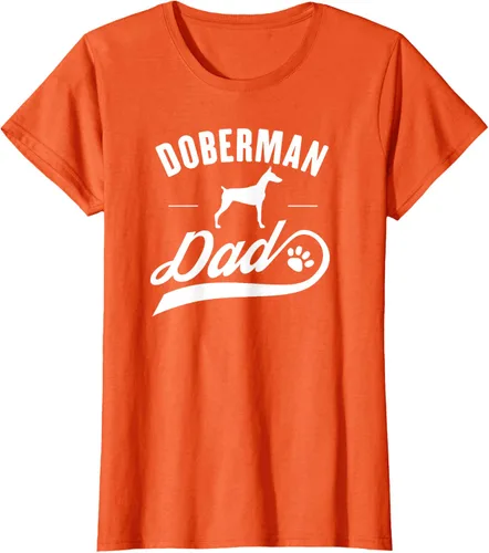 Vista 57 de Doberman Dad - Camiseta para amante del dueño del perro, Negro, S