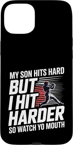 Vista 9 de My Son Hits Hard But I Hit Harder So Watch Yo Mouth - Case for iPhone 17