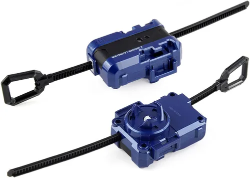 Vista 3 de Lanzador y agarre, Bey Battle Blade X String Launcher Grip (azul)