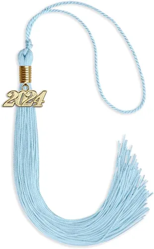 Vista 94 de Endea Graduation - Borla de un solo color con fecha dorada (Oro Antiguo, 2020)