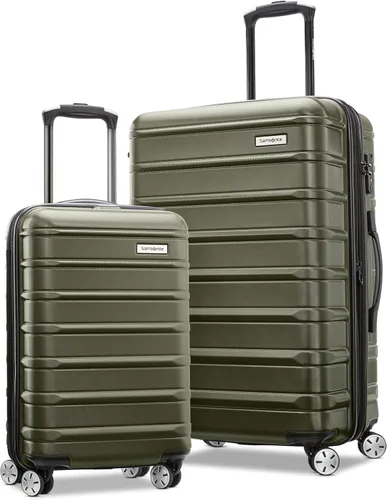 Vista 60 de Samsonite Omni 2 - Equipaje rígido extensible con ruedas giratorias, Plateado (Arctic Silver)