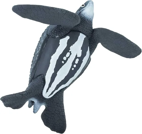 Vista 7 de Safari Ltd. Figura de tortuga marina de cuero sintético, figura detallada de 4.25 pulgadas, juguete educativo divertido para niños, niñas y niños a