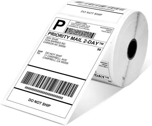 Vista 21 de 4x6 Thermal Labels, Shipping Address Label (Pack of 250 4x6 Roll Labels) Blue Labels Compatible with JADENS, ASprink, Phomemo, Rollo, Zebra