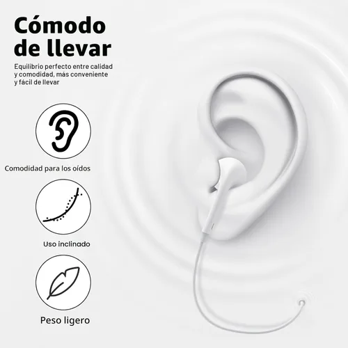 Vista 5 de Auriculares USB C, paquete de 2 auriculares tipo C con cable con micrófono y control de volumen, cancelación de ruido para iPhone 15/16/17, iPad