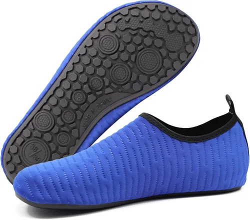 Vista 3 de Zapatos de agua para hombre, mujer, niños, pies descalzos de secado rápido, deportes de playa y natación sin agujetas.