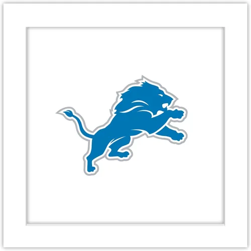 Vista 10 de Gallery Pops NFL Detroit Lions - Arte de pared de marca primaria, versión enmarcada negra, 12 x 12 pulgadas