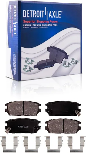 Vista 39 de Detroit Axle - Kit de freno delantero para Ford 2000-2005 Excursion 1999-2004 F-250 F-350 Super Duty Pinza de freno de disco con soporte Pastillas
