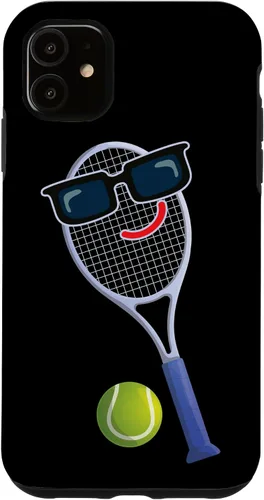 Vista 8 de Tennis Racket Tennis Ball Tennis Player Backhand Gift Case for iPhone 16