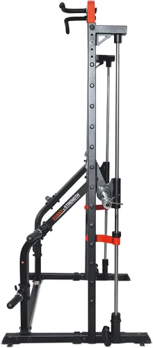 Vista 7 de Sunny Health & Fitness Olympic Smith - Estante para sentadillas con barra