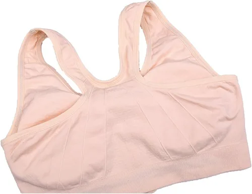 Vista 44 de Brasier deportivo o para yoga con cierre frontal de ganchos y cremallera para mujer
