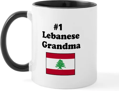Vista 68 de CafePress #1 - Taza de café de cerámica libanesa de 11 oz (11.0 fl oz)