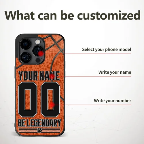 Vista 6 de Fundas de teléfono personalizables de baloncesto para fanáticos para iPhone 8 11 12 13 14 15 16 17 Pro Max Plus Mini para Samsung Galaxy S20 S21 S22