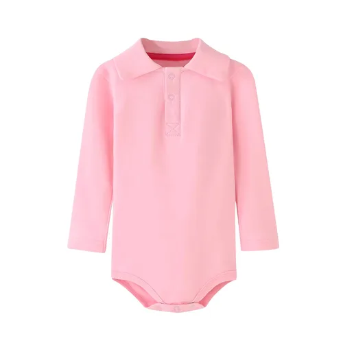 Vista 14 de Teach Leanbh - Body para bebé de algodón, manga larga, color puro, 3 a 24 meses (3 meses, azul bebé)