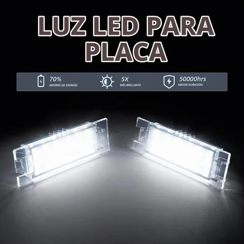 Vista 3 de Luces LED de matrícula para Chevy Camaro 2014-2023, Malibu 2013-2015, Volt 2011-2023