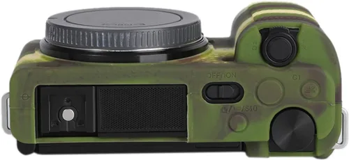 Vista 5 de ZV-E10 - Funda de silicona para Sony ZV-E10, color verde militar