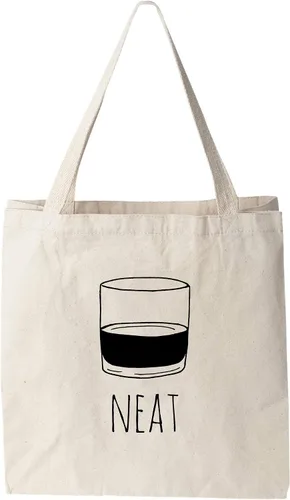 Vista 18 de Moonlight Makers 100% Cotton Canvas, Natural Tote Bag, Full-Color Tote, Funny Design - Beverage