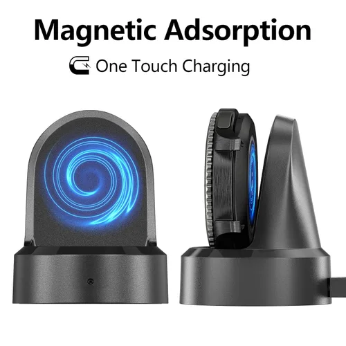 Vista 6 de Vanjua Cable de carga para reloj Samsung Gear S3, soporte de carga de repuesto inalámbrico compatible con Samsung Gear Sport, S2, S3 Classic