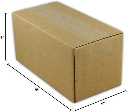 Vista 6 de EcoSwift - 25 cajas de embalaje de cartón corrugado de 8 x 4 x 4 pulgadas, cajas de envío para mudanza, cajas de 8 x 4 x 4 pulgadas