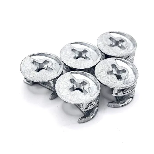 Vista 2 de ReplacementScrews Tuercas de bloqueo de leva excéntricas compatibles con IKEA Part 110630 (paquete de 5) (BRIMNES, HEMNES, IDANAS), Zink Alloy