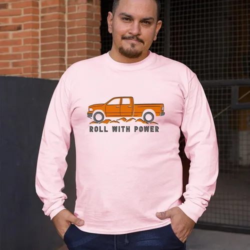Vista 28 de Tee Hunt Camisetas gráficas y camisetas sin mangas para hombre Roll with Power Pickup Truck