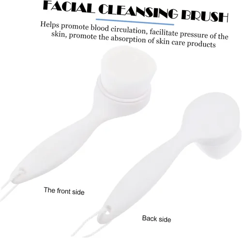 Vista 4 de FOMIYES Cepillo facial Cepillo facial suave Cepillo facial manual exfoliante facial Cepillo de limpieza facial
