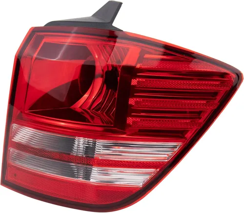 Vista 131 de Ensamble de luz trasera exterior TRQ para lado del conductor izquierdo trasero. Compatible con Toyota Corolla XLE 2020, 2021, 2022 y Toyota Corolla
